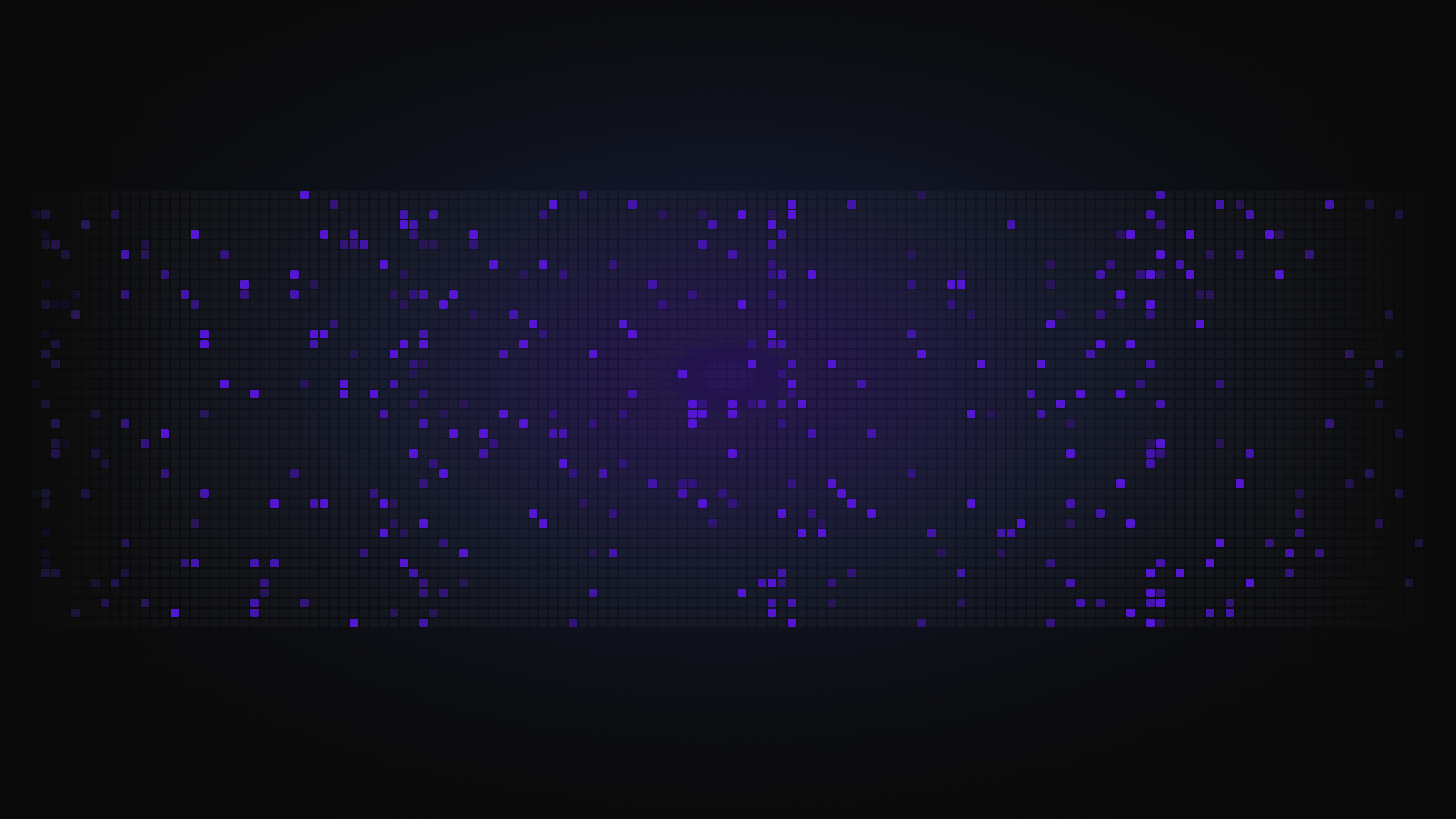 A wide, sparse attribute matrix: fifteen thousand columns, most of them empty